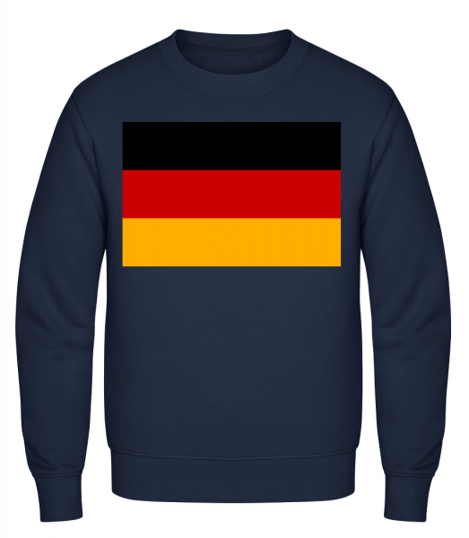 Flag Germany - Sweat-shirt classique avec manches set-in - Marine - Vorn