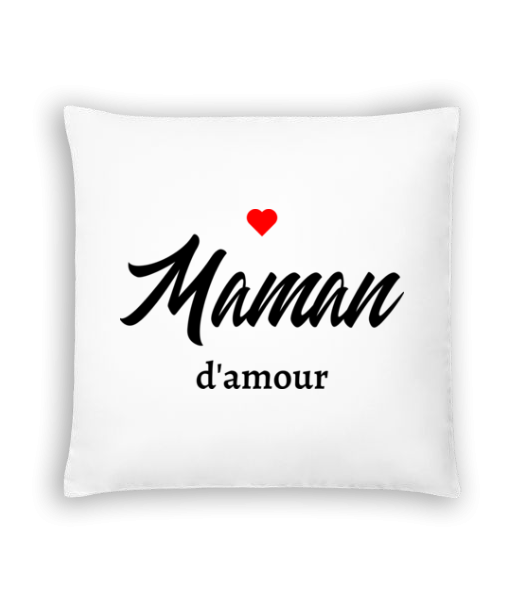 Maman D'amour - Coussin - Blanc - Devant