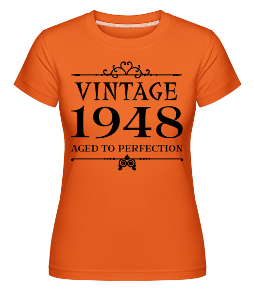 Vintage 1948 Perfection -  T-shirt Shirtinator femme - Orange - Vorn