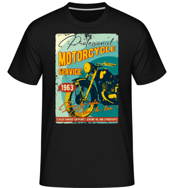 Professional Motorcycle -  T-Shirt Shirtinator homme - Noir - Devant