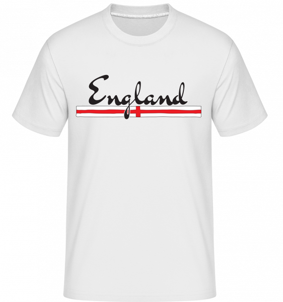 Football Angleterre -  T-Shirt Shirtinator homme - Blanc - Vorn