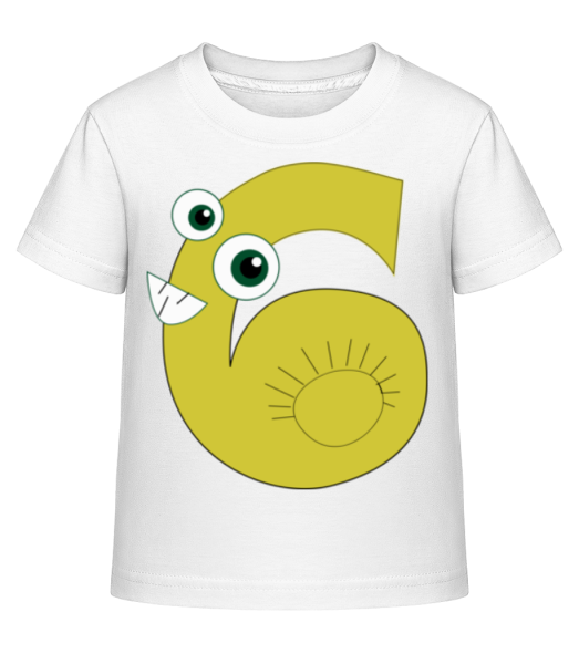 Six Escargots - T-shirt shirtinator Enfant - Blanc - Devant