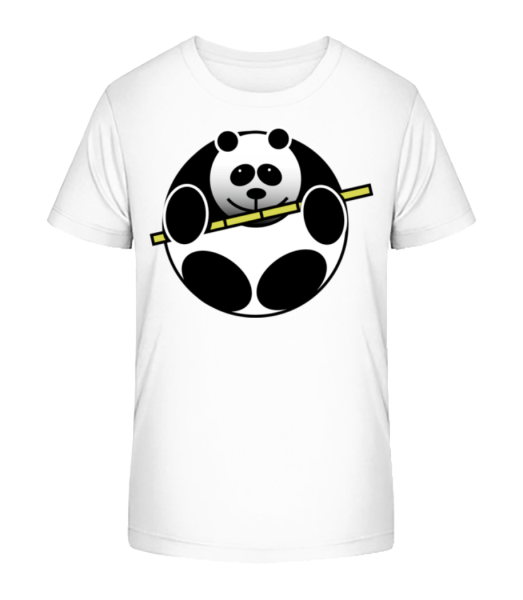 Panda Comic - T-shirt bio Enfant Stanley Stella - Blanc - Devant