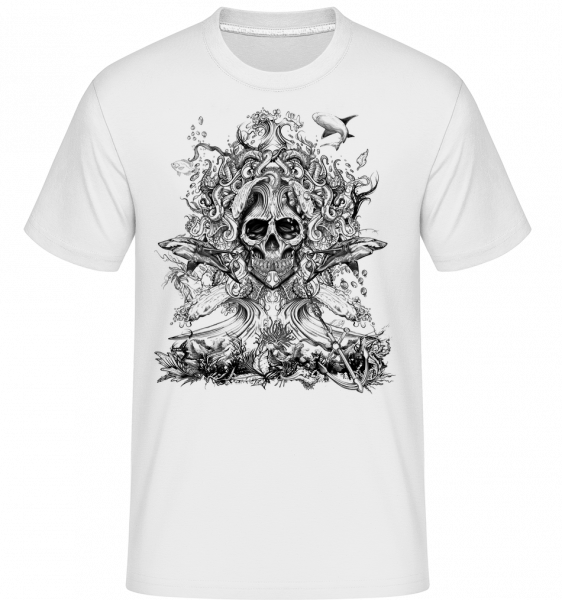 L'Eau Dieu De La Mort -  T-Shirt Shirtinator homme - Blanc - Vorn