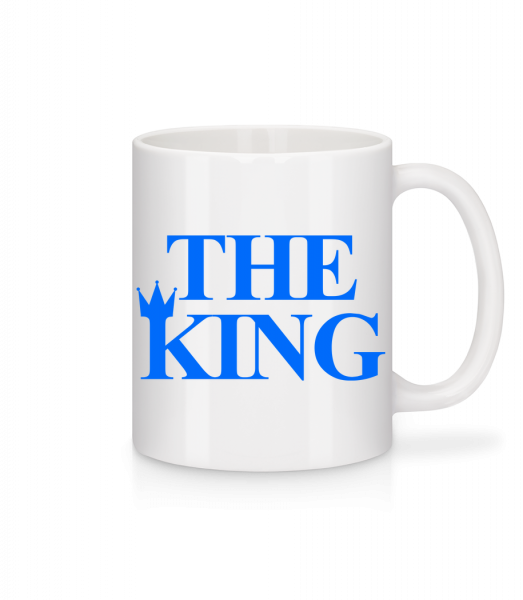 The King Blue - Mug en céramique blanc - Blanc - Vorn