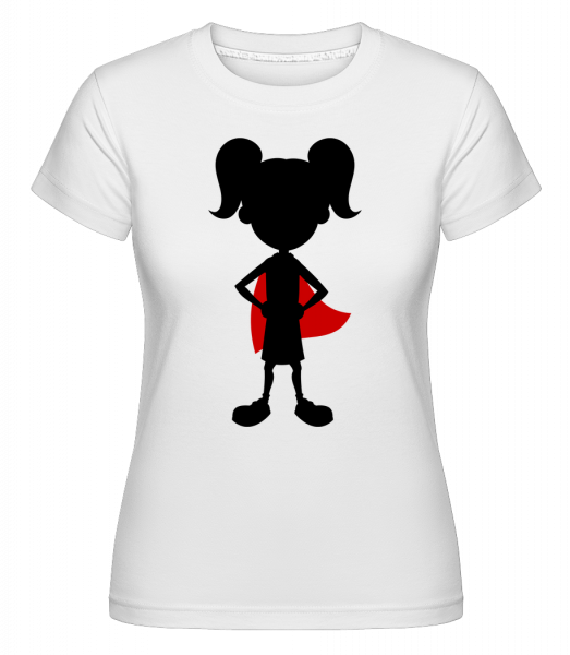 Soeur Superheroine -  T-shirt Shirtinator femme - Blanc - Vorn