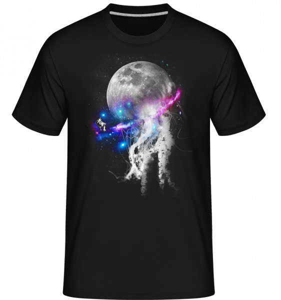Astronaute Et Galaxie -  T-Shirt Shirtinator homme - Noir - Vorn