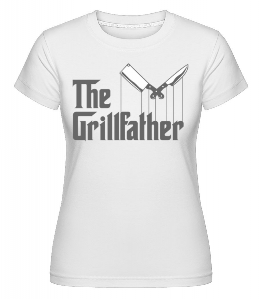 The Grillfather -  T-shirt Shirtinator femme - Blanc - Devant