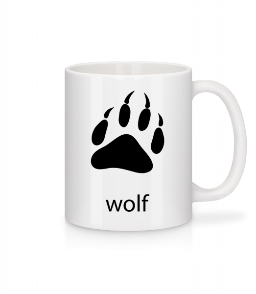 Wolf Paw - Mug en céramique blanc - Blanc - Vorn